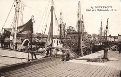 CPA Dunkerque Quai Des Hollandais