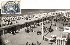 CPA Malo Les Bains Perspective Sur La Plage