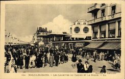 CPA Malo Les Bains Les Logettes Du Casino Et La Digue