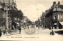 CPA Malo Les Bains L'Avenue Faidherbe