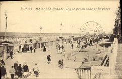 CPA Malo Les Bains La Digue Promenade