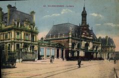 CPA Valenciennes La Gare