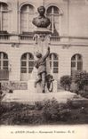 CPA Anzin Monument Fontaine