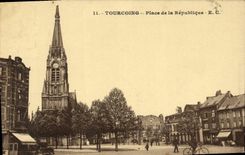 CPA Tourcoing Place De la Republique
