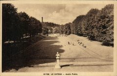 CPA Le Cateau Jardin Public