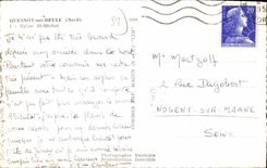 CPA Quesnoy Sur Deule Eglise St Michel