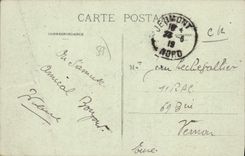 CPA Jeumont Guerre Mondiale la gare intérieure