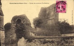 CPA Courcelles Les Gisors Ruines