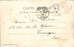 CPA Noyon Place De I'Hotel De Ville