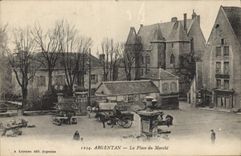 CPA Argentan La Place Du Marché