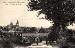CPA Argentan Prise Du Chemin de St-Roch