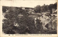 CPA Bagnoles De I'Orne Vue Panoramique Prise Du Roc Au Chien