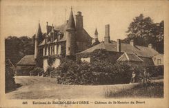 CPA Bagnoles De I'Orne Chateau De St Maurice du désert