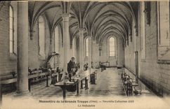 CPA Monastere De La Grand Trappe Nouvelle collection 1919 réfectoire