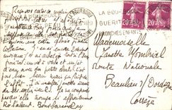 CPA La Bourboule Quai De La Dordogne square Joffre