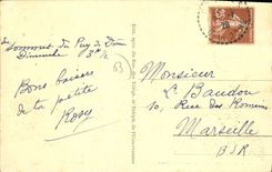 CPA Proverbe Auvergnat à vaincre sans barril C'est Triompher Sans Boire PUY-de-DOME