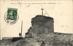 CPA Auvergne Sur Le Sommet Du Puy De Dome observatoire