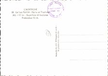 CPSM L'Auvergne Le Lac Pavin Peche Et Tourisme Automobile à identifier