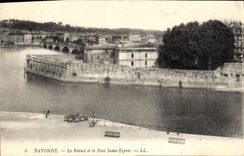 CPA Bayonne Le Reduit Et Le Pont Saint Esprit