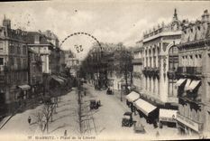 CPA Biarritz Place De La Liberte