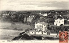 CPA Biarritz Vue Prise Du Phare Vers La Chambre d'Amour
