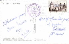 CPA Hendaye Vues diverses frontière franco-espagnole