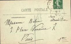 CPA Hendaye Entree Principale Du Sanatoruim De La ville de Paris