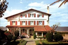 CPSM HENDAYE-PLAGE maison de repos LES FLOTS Entree Cote Jardin