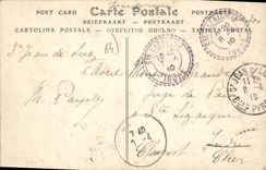 CPA Saint Jean De Luz maison Louis XIV pneus dunlop café suisse