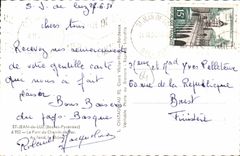 CPA Saint Jean De Luz Le Pont Du Chemin De Fer
