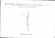CPSM Saint Jean De Luz L'Eglise mariage Louis XIV en 1659