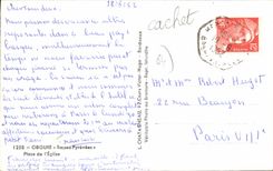 CPA Ciboure Place De I'Eglise