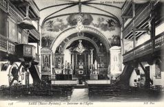 CPA Sare Interieur De I'Eglise