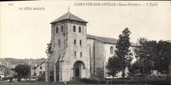 CPA Saint Pee Sur Nivelle église