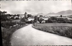CPA Sare Vue Generale Et Montagnes Espagnoles