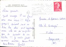 CPSM Gourette Le Centre De I'Education Nationale