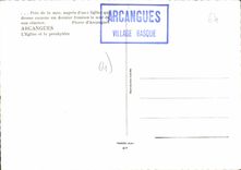 CPSM Arcangues L'Eglise Et Le Presbytere
