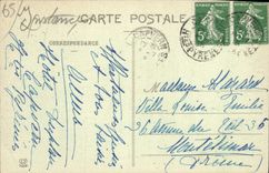 CPA Les Pyrenees Capvern La Promenade