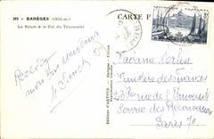 CPA Bareges La Route Le Col Du Tourmalet