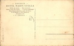 CPA Lourdes Hotel Maris Stella Vue Vers La Grotte