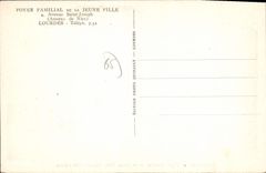 CPA Lourdes Foyer Familial De La Jeune fille