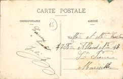 CPA Lourdes Un Bonjour