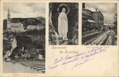CPA Souvenir De Lourdes
