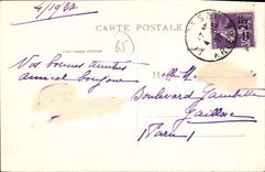 CPA Vallee D'Aure Le Fer A Cheval Route d'Arreau