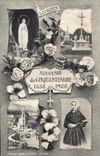 CPA Lourdes souvenir du cinquantenaire 1858 1908