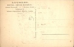 CPA Lourdes Hotel Beau Rivage