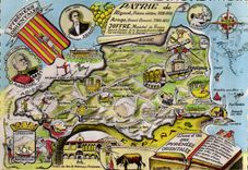 CPSM Pyrénées orientales Patrie De Rigaud Arago Joffre