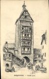 CPA RIQUEWIHR vieille porte