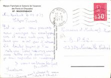 CPSM colonie de Vacances Des Ponts Et Chaussees Muckenbach