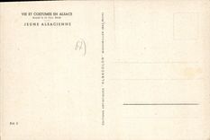 CPSM jeune alsacienne Paul Weiss